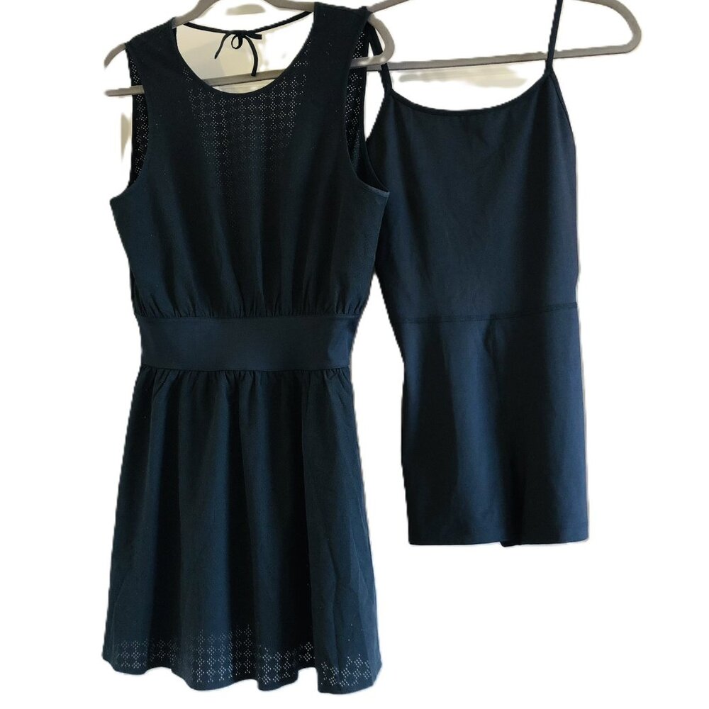 Under Armour Misty Copeland Signature Woven Perforated Dress 2 Pieces Sz M Black